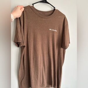 Columbia Men's Chocolate Brown Short Sleeve Tee